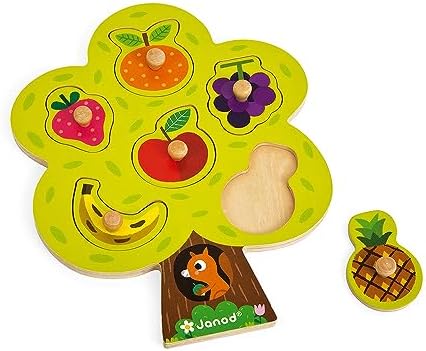 Vue 3 de Janod Puzzle Arbre Gourmand
