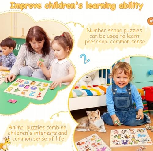 Vue 4 de Puzzles En Bois