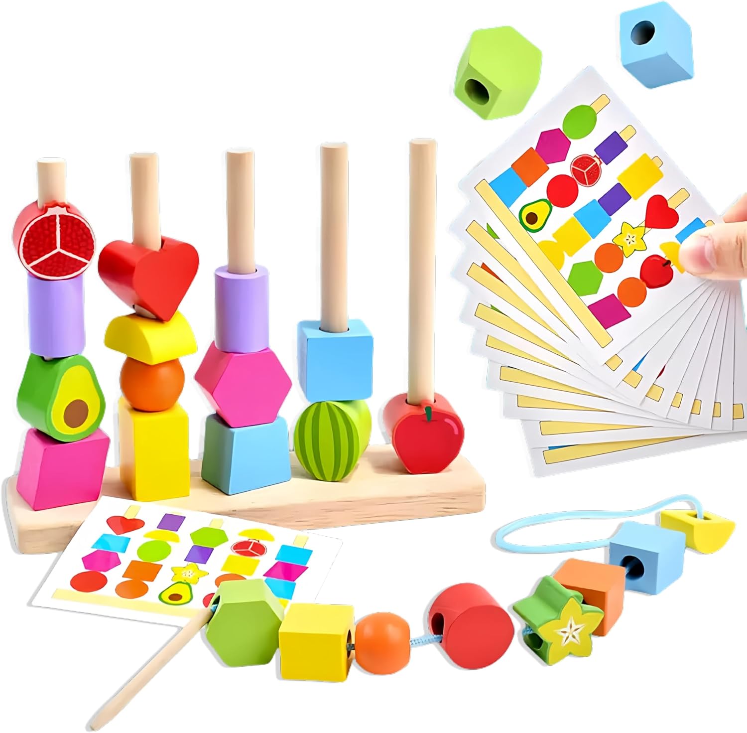 Echehi Jouets Denfilage Montessori