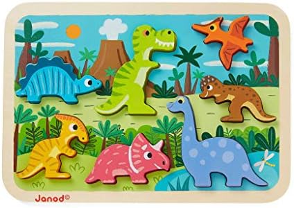 Vue 2 de Janod Chunky Puzzle En