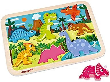 Vue 4 de Janod Chunky Puzzle En