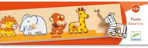 Vue 3 de Djeco Savanco Puzzle Dencastrement