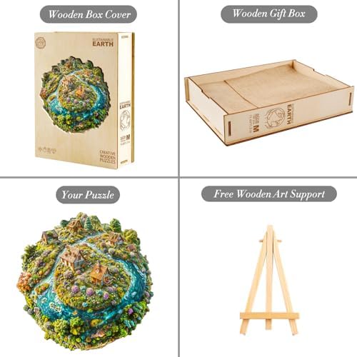 Vue 4 de Jigfoxy Puzzle En Bois
