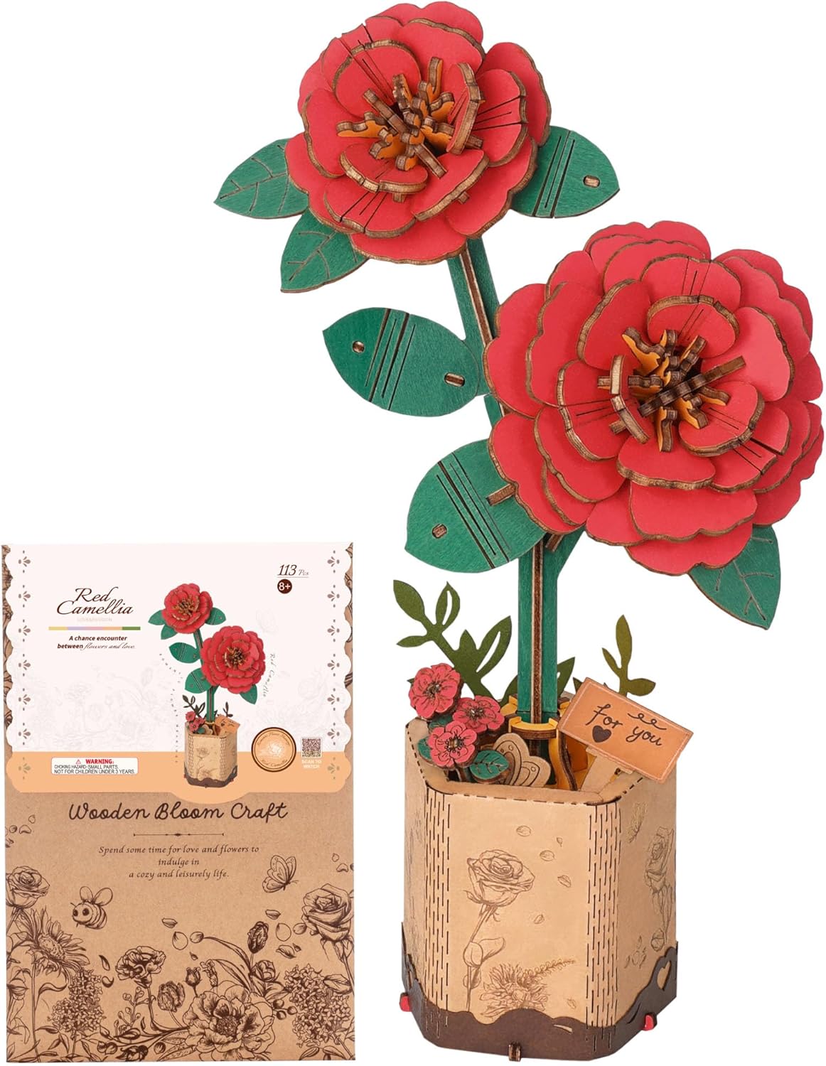 Robotime Fleurs Artificielles Deco