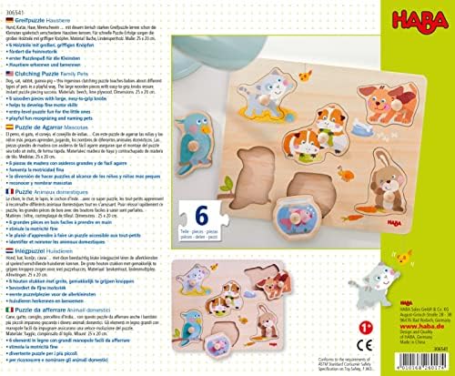 Vue 2 de Haba Puzzle Animaux Domestiques
