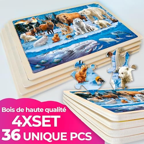 Vue 3 de Quokka Puzzle Bois Enfant