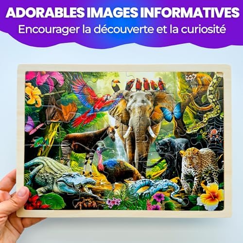 Vue 4 de Quokka Puzzle Bois Enfant