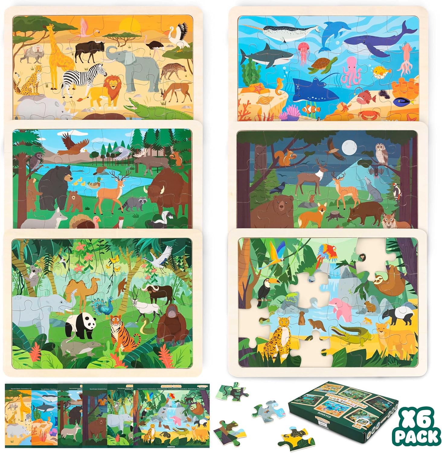 Bonnyco Puzzle Bois Enfant