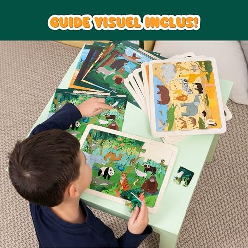 Vue 5 de Bonnyco Puzzle Bois Enfant