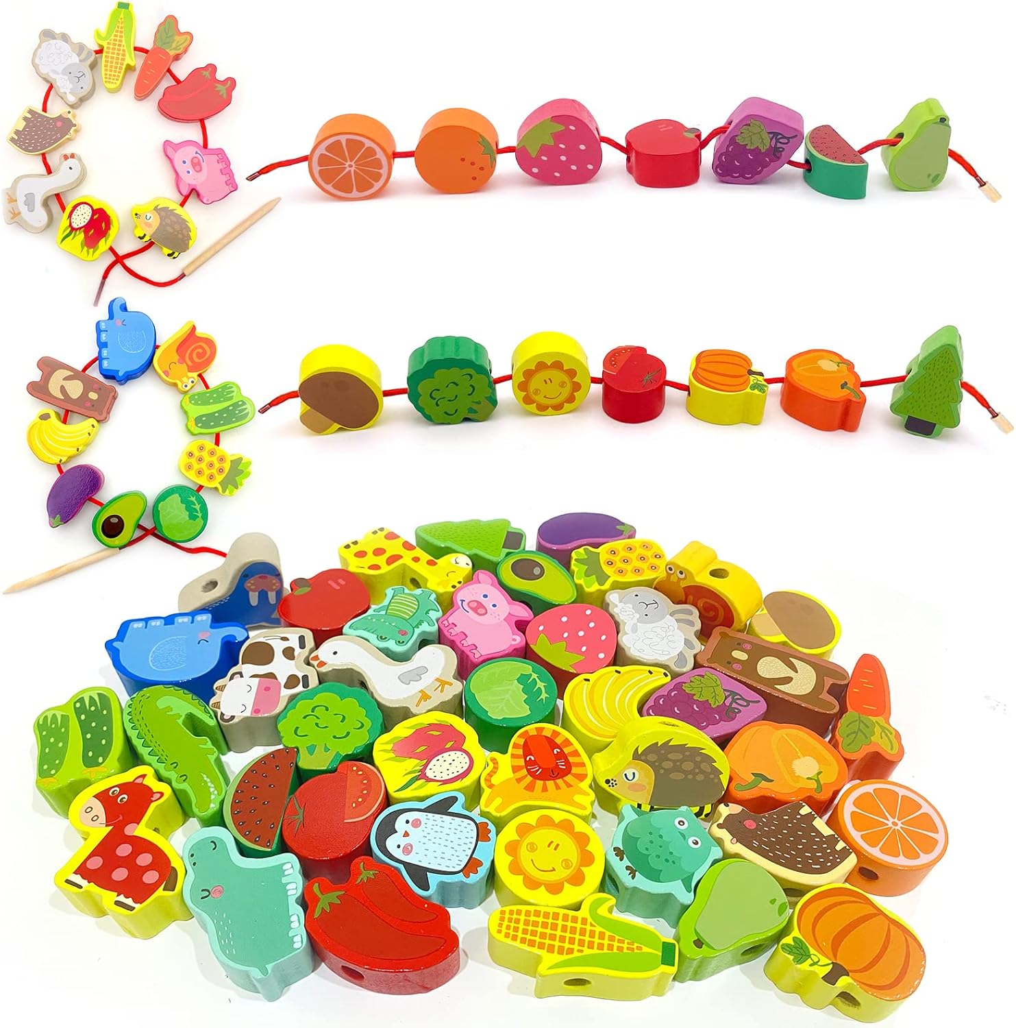 Perles En Bois Enfants