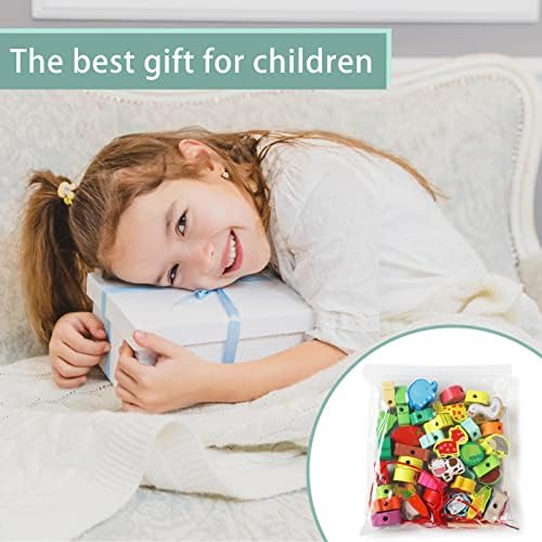 Vue 7 de Perles En Bois Enfants