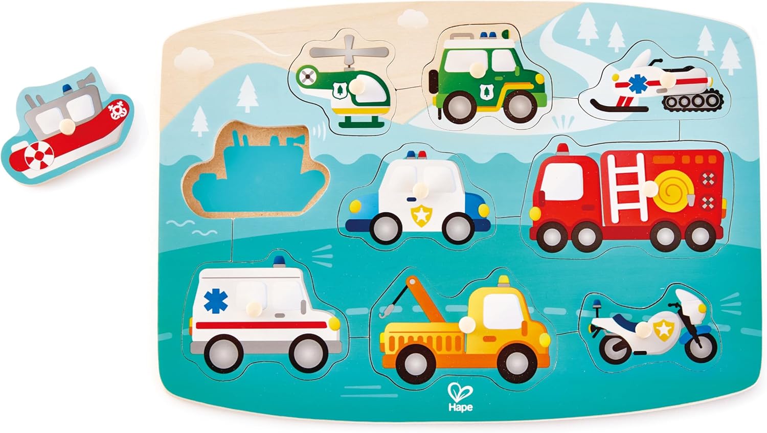 Hape Puzzle Boutons