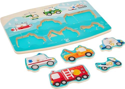 Vue 4 de Hape Puzzle Boutons