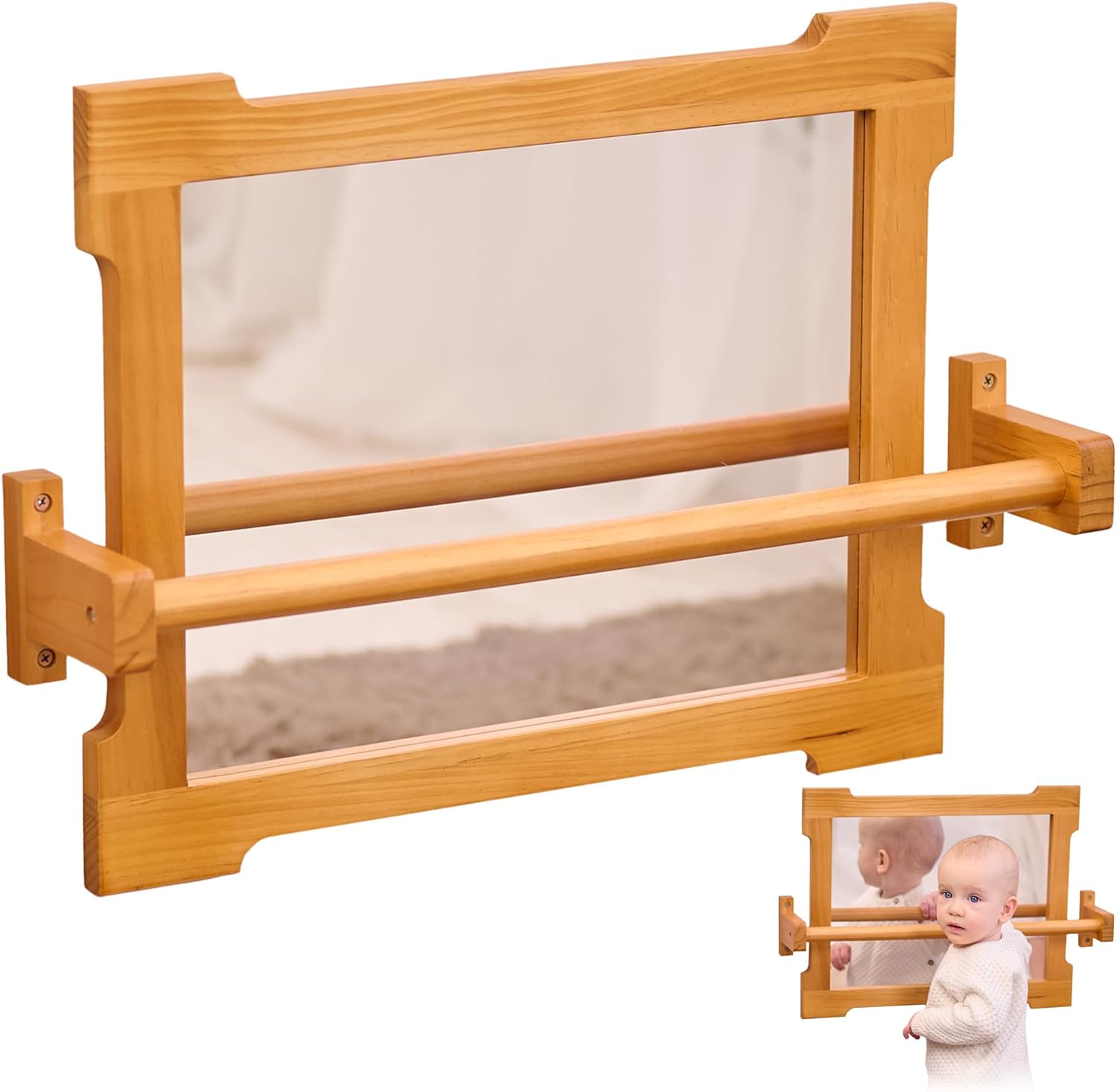 Odoxia Miroir Montessori Bebe