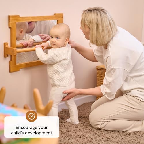 Vue 2 de Odoxia Miroir Montessori Bebe