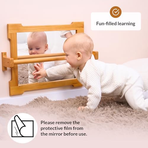Vue 3 de Odoxia Miroir Montessori Bebe