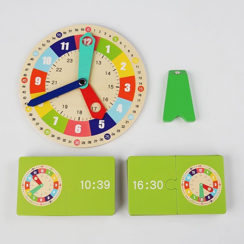 Vue 2 de Horloge Dapprentissage Pour Enfants