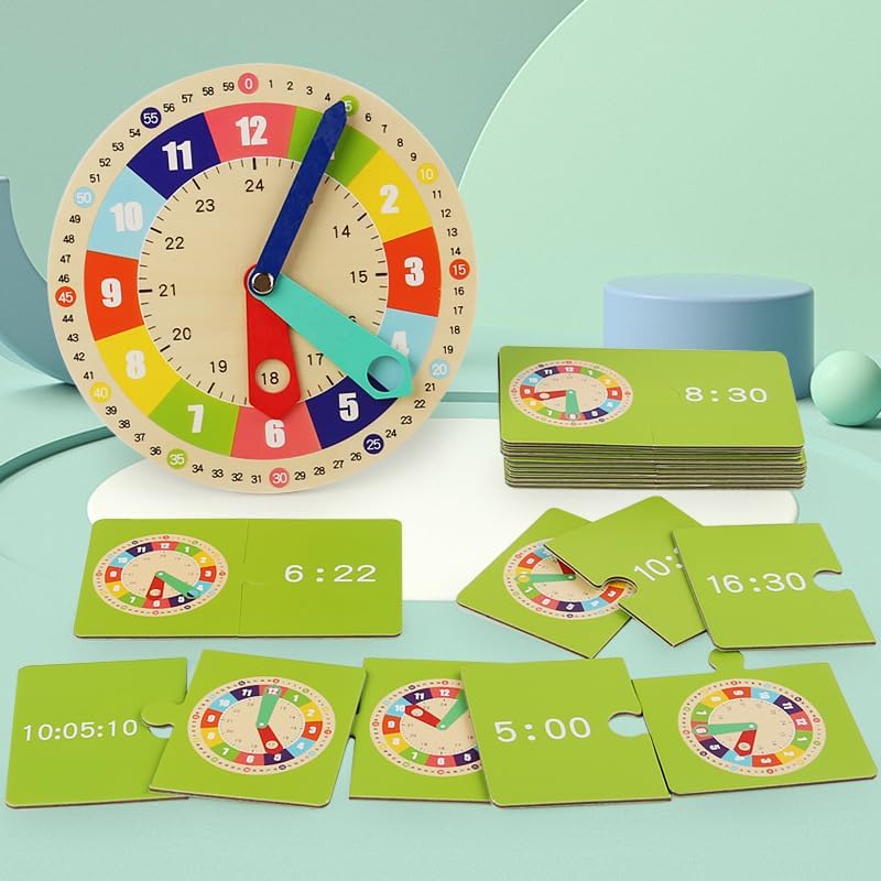 Vue 5 de Horloge Dapprentissage Pour Enfants