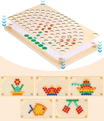 Vue 3 de Leazzle Bois Jeu Montessori