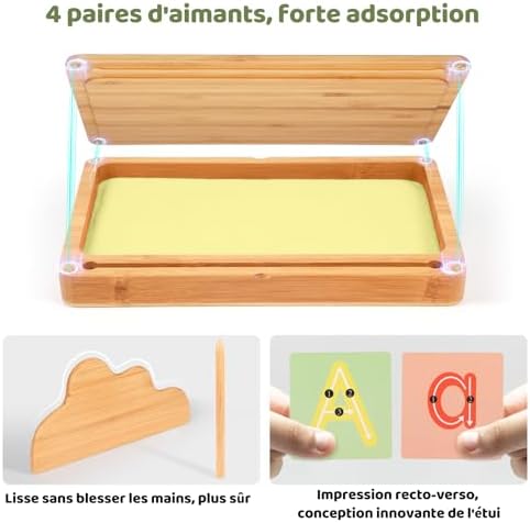 Vue 2 de Montessori Plateau Sable