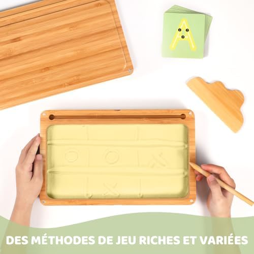 Vue 3 de Montessori Plateau Sable