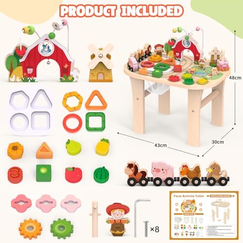 Vue 3 de Table Dactivites Pour Bebe
