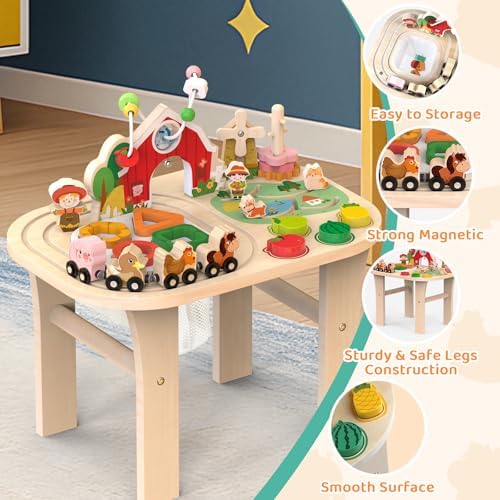 Vue 6 de Table Dactivites Pour Bebe