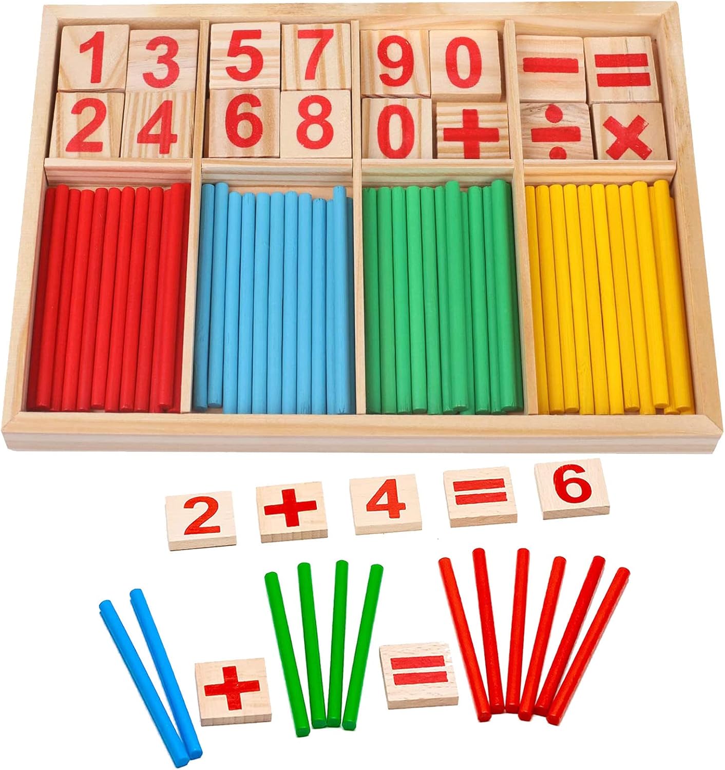 Jouet Montessori Mathematiquesjeu Numerique