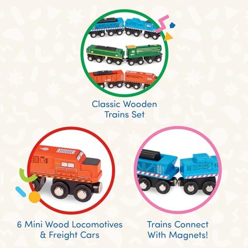 Vue 3 de Battat Locomotives Et Wagons
