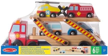 Vue 3 de Melissa Doug Camion Transporteur