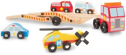 Vue 4 de Melissa Doug Camion Transporteur