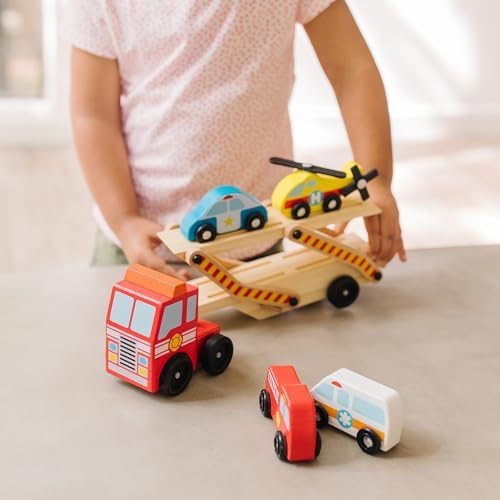 Vue 5 de Melissa Doug Camion Transporteur