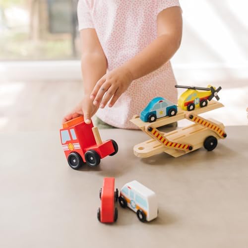 Vue 6 de Melissa Doug Camion Transporteur