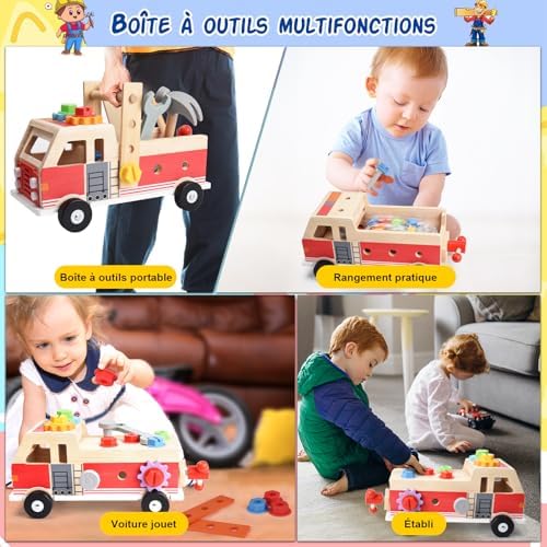 Vue 2 de Jouet En Bois Outil