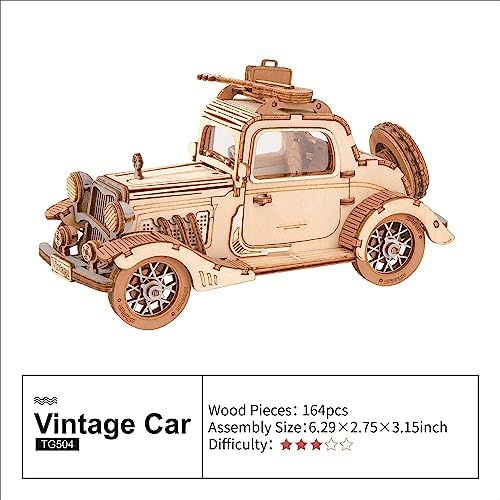Vue 6 de Robotime Voiture Bulle Vintage