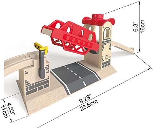Vue 3 de Hape Jouet Pont Levis