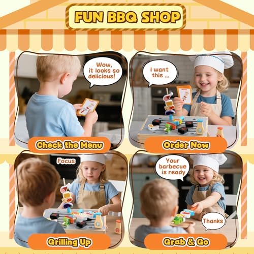 Vue 3 de Dinette Enfant En Bois