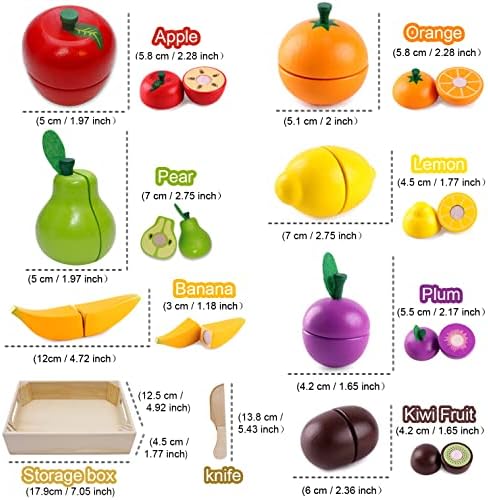 Vue 2 de Airlab Jouet Bois Fruits