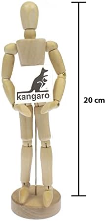Vue 3 de Kangaro Mannequin Articule Flexible