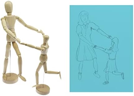 Vue 6 de Kangaro Mannequin Articule Flexible