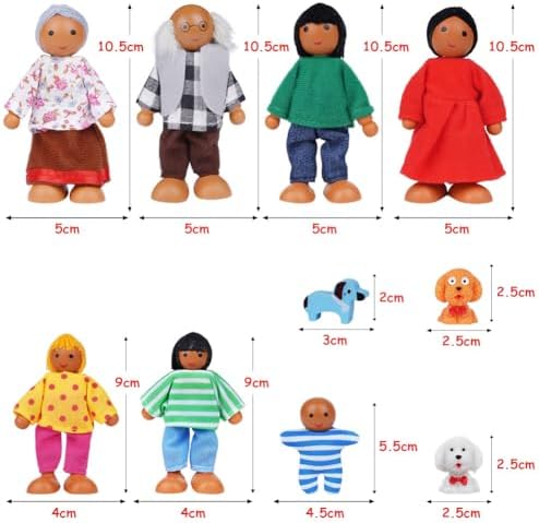 Vue 2 de Ensemble Famille Poupee Aolso