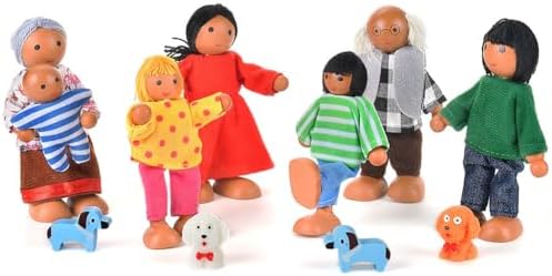 Vue 4 de Ensemble Famille Poupee Aolso