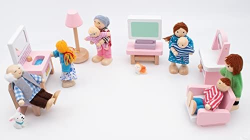Vue 7 de Ensemble Famille Poupees En