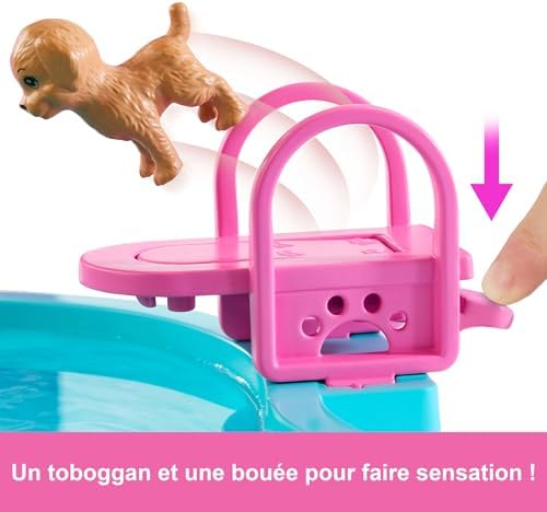Vue 3 de Barbie Coffret Piscine De