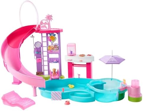 Vue 5 de Barbie Coffret Piscine De