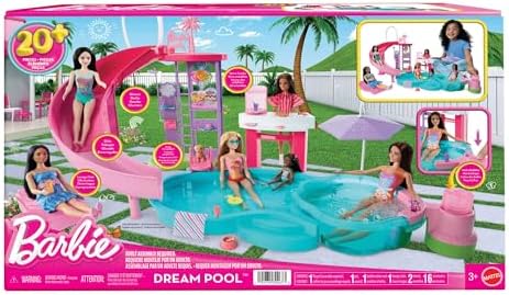 Vue 6 de Barbie Coffret Piscine De