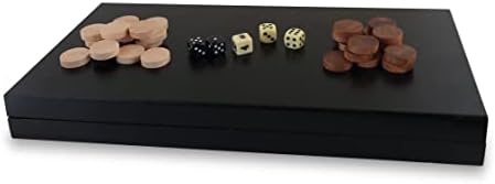 Vue 4 de Aquamarine Games Backgammon Black