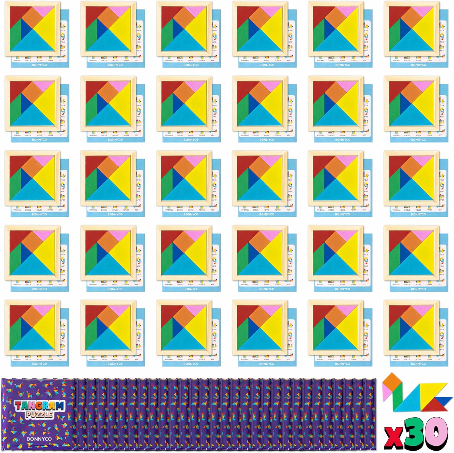 Jeu Tangram Enfant Pcs