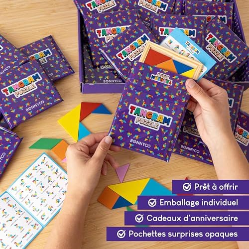 Vue 3 de Jeu Tangram Enfant Pcs