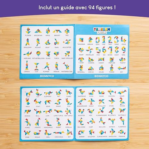 Vue 5 de Jeu Tangram Enfant Pcs
